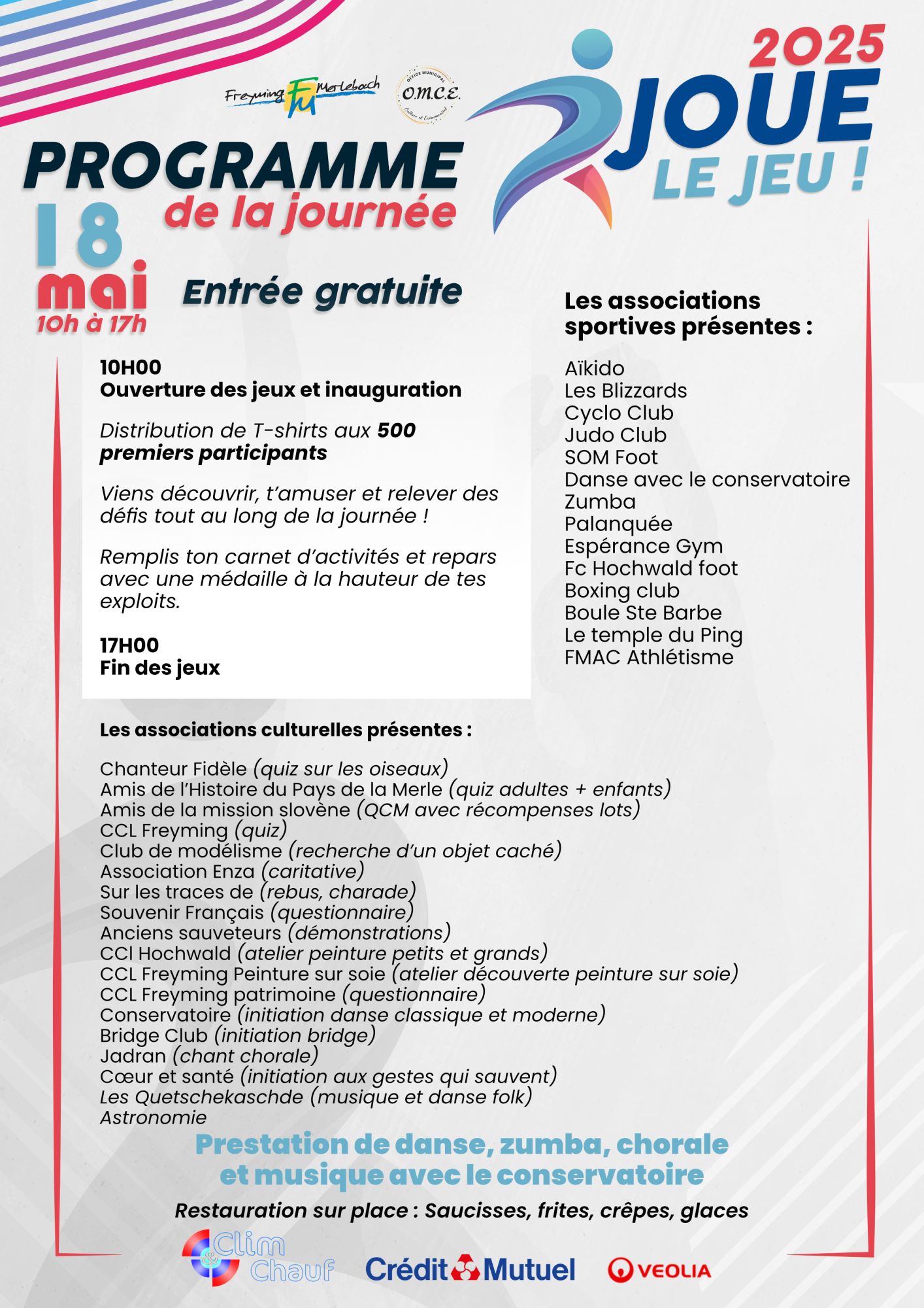 Programme Joue le jeu 2025