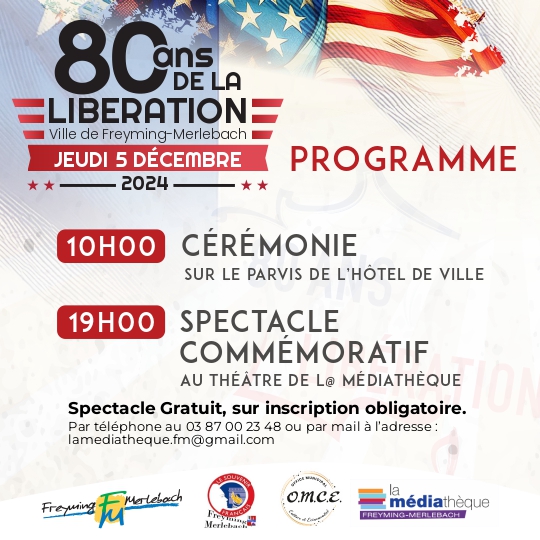 Programme 80 ans libération